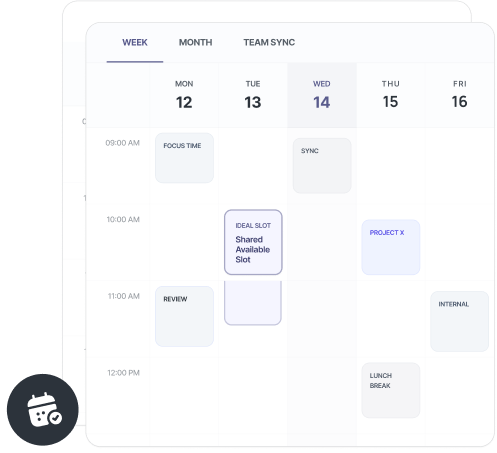 Connect team calendars